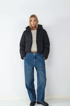 Balmohk Abrigo acolchado capucha^Mujer Chaquetas