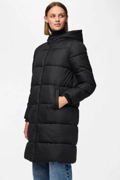 Pieces Abrigo acolchado capucha bolsillos^Mujer Abrigos