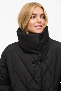 Vila Abrigo acolchado cuello chimenea^Mujer Abrigos