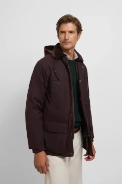 Silbon Abrigo cl&aacute;sico encerado^Hombre Abrigos