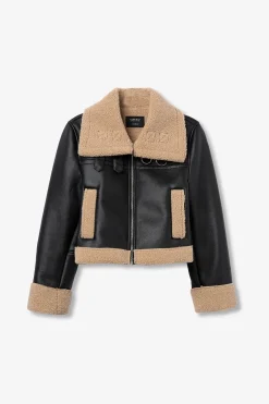 Tiffosi Abrigo con Efecto Piel Combinado^Mujer Abrigos