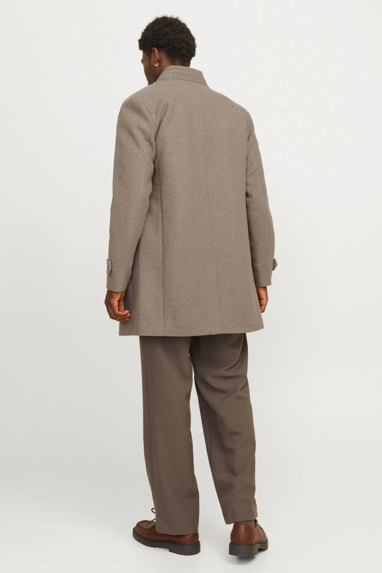 Jack & Jones Abrigo corto de lana con cuello alto^Hombre Abrigos