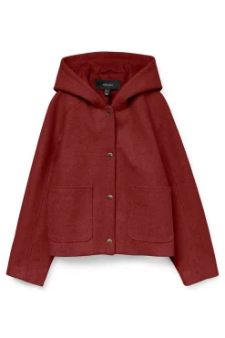 Vero Moda Abrigo corto de pa&ntilde;o^Mujer Abrigos