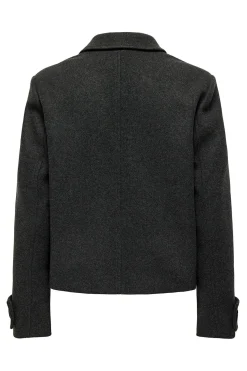 Only Abrigo corto de pa&ntilde;o^Mujer Chaquetas|Basic Bar