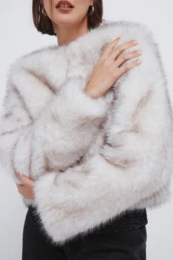 Springfield Abrigo corto pelo^Mujer Abrigos