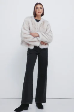 Springfield Abrigo corto pelo^Mujer Abrigos