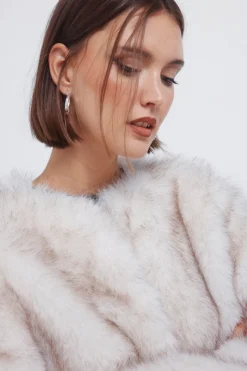 Springfield Abrigo corto pelo^Mujer Abrigos