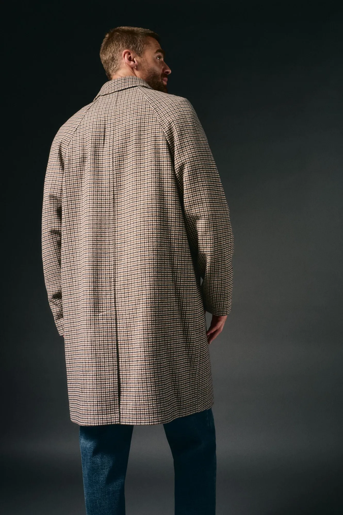 OOTO Abrigo cuadro inglesado^Hombre Abrigos