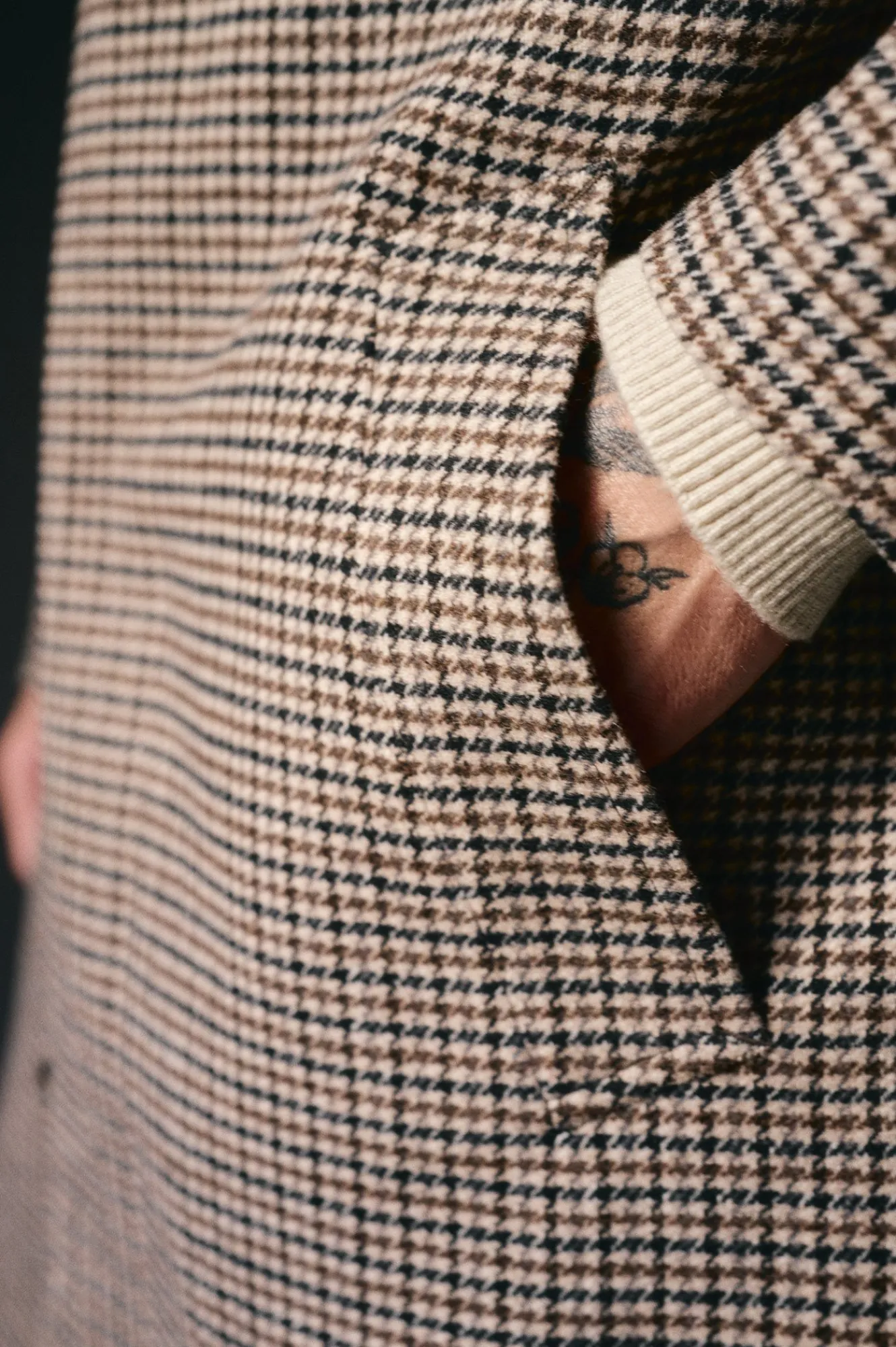 OOTO Abrigo cuadro inglesado^Hombre Abrigos