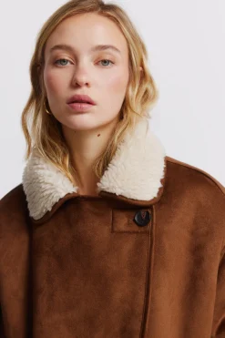 Springfield Abrigo cuello borreguito^Mujer Abrigos