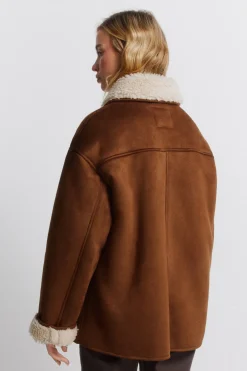 Springfield Abrigo cuello borreguito^Mujer Abrigos