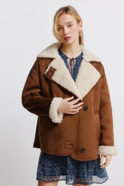 Springfield Abrigo cuello borreguito^Mujer Abrigos