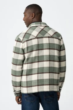 Tiffosi Abrigo de cuadros con lana^Hombre Abrigos