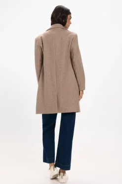 JDY Abrigo de pa&ntilde;o^Mujer Abrigos