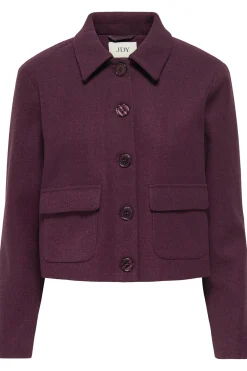 JDY Abrigo de pa&ntilde;o corto^Mujer Abrigos