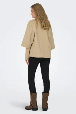 JDY Abrigo de pa&ntilde;o cremallera^Mujer Abrigos