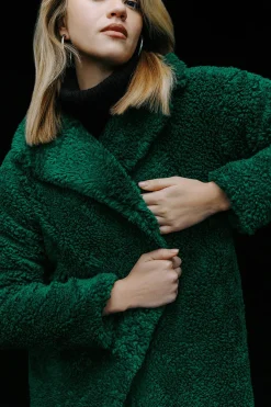 Oxxo Abrigo efecto piel^Mujer Abrigos