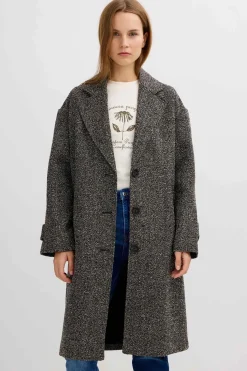 Inside Abrigo espiga hombro ca&iacute;do^Mujer Abrigos