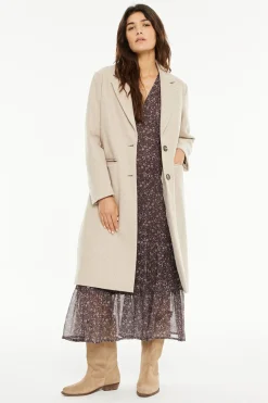 System Action Abrigo largo bolsillos^Mujer Abrigos