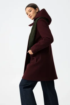 Tiffosi Abrigo Largo con Capucha^Mujer Abrigos