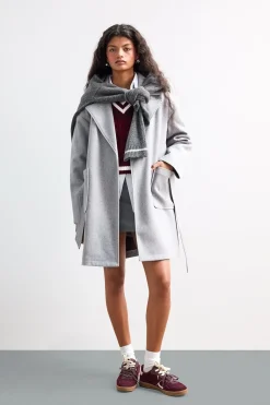 DeFacto Abrigo largo con cintur&oacute;n^Mujer Abrigos