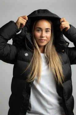 Izas Abrigo largo de fibra^Mujer Deporte