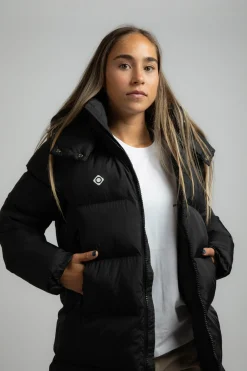 Izas Abrigo largo de fibra^Mujer Deporte