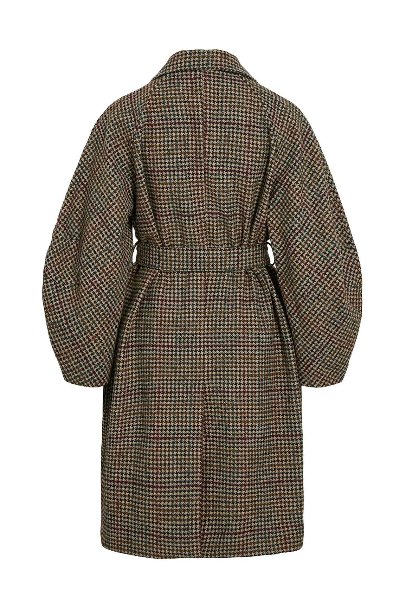 Vila Abrigo largo de lana con cuadros^Mujer Abrigos