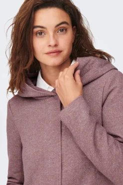 Only Abrigo midi de pa&ntilde;o^Mujer Abrigos