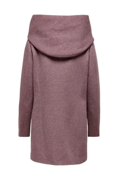 Only Abrigo midi de pa&ntilde;o^Mujer Abrigos