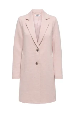 Only Abrigo midi de pa&ntilde;o^Mujer Abrigos