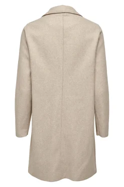 Only Abrigo midi de pa&ntilde;o^Mujer Abrigos