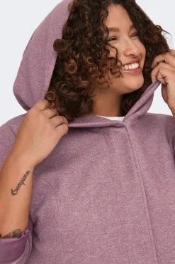 Only Carmakoma Abrigo midi de pa&ntilde;o talla grande^Mujer Abrigos