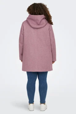 Only Carmakoma Abrigo midi de pa&ntilde;o talla grande^Mujer Abrigos