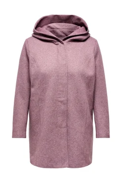 Only Carmakoma Abrigo midi de pa&ntilde;o talla grande^Mujer Abrigos