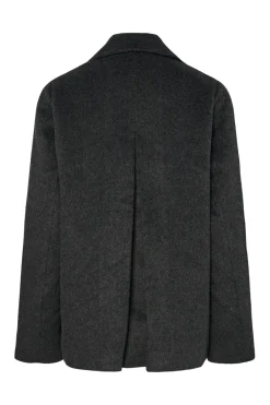 Pieces Abrigo pa&ntilde;o corto bot&oacute;n flor^Mujer Abrigos