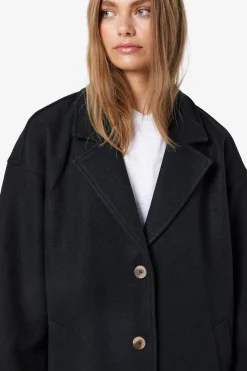 Noisy May Abrigo pa&ntilde;o solapas detalle mangas^Mujer Abrigos