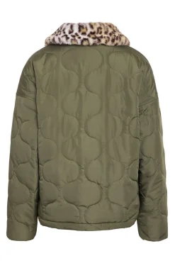 Noisy May abrigo quilted animal print^Mujer Abrigos