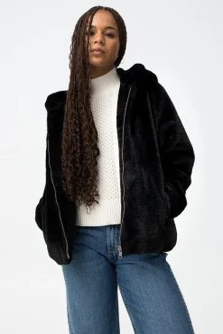 Tiffosi Abrigo Relaxed de Pelo Sintético^Mujer Abrigos