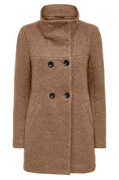 Only Abrigo teddy midi^Mujer Chaquetas