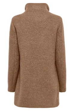 Only Abrigo teddy midi^Mujer Chaquetas