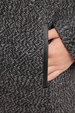 Inside Abrigo Textura Con Cremallera^Mujer Abrigos