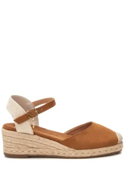 XTI Alpargata antelina cuña^Mujer Sandalias