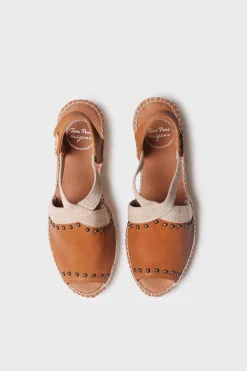 Toni Pons Alpargata de cu&ntilde;a media de piel^Mujer Sandalias