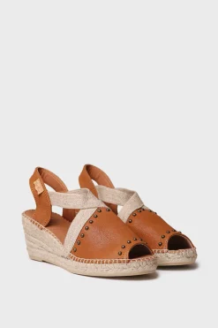 Toni Pons Alpargata de cu&ntilde;a media de piel^Mujer Sandalias
