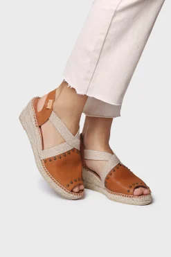 Toni Pons Alpargata de cu&ntilde;a media de piel^Mujer Sandalias