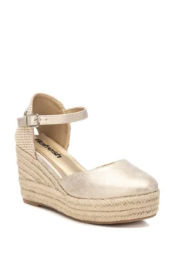 Refresh Alpargatas metalizadas cu&ntilde;a^Mujer Sandalias