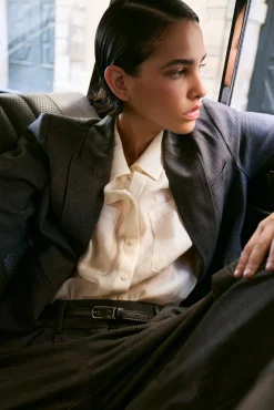 Vila Americana blazer de cuadros^Mujer Chaquetas