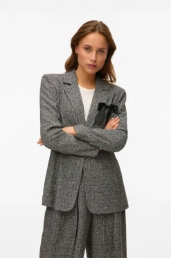 Vero Moda Americana larga efecto jaspeado^Mujer Chaquetas