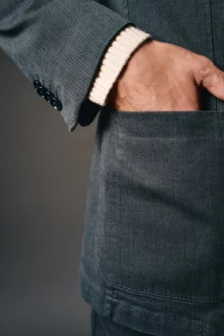 OOTO Americana traje algod&oacute;n coordinado^Hombre Cazadoras|Americanas